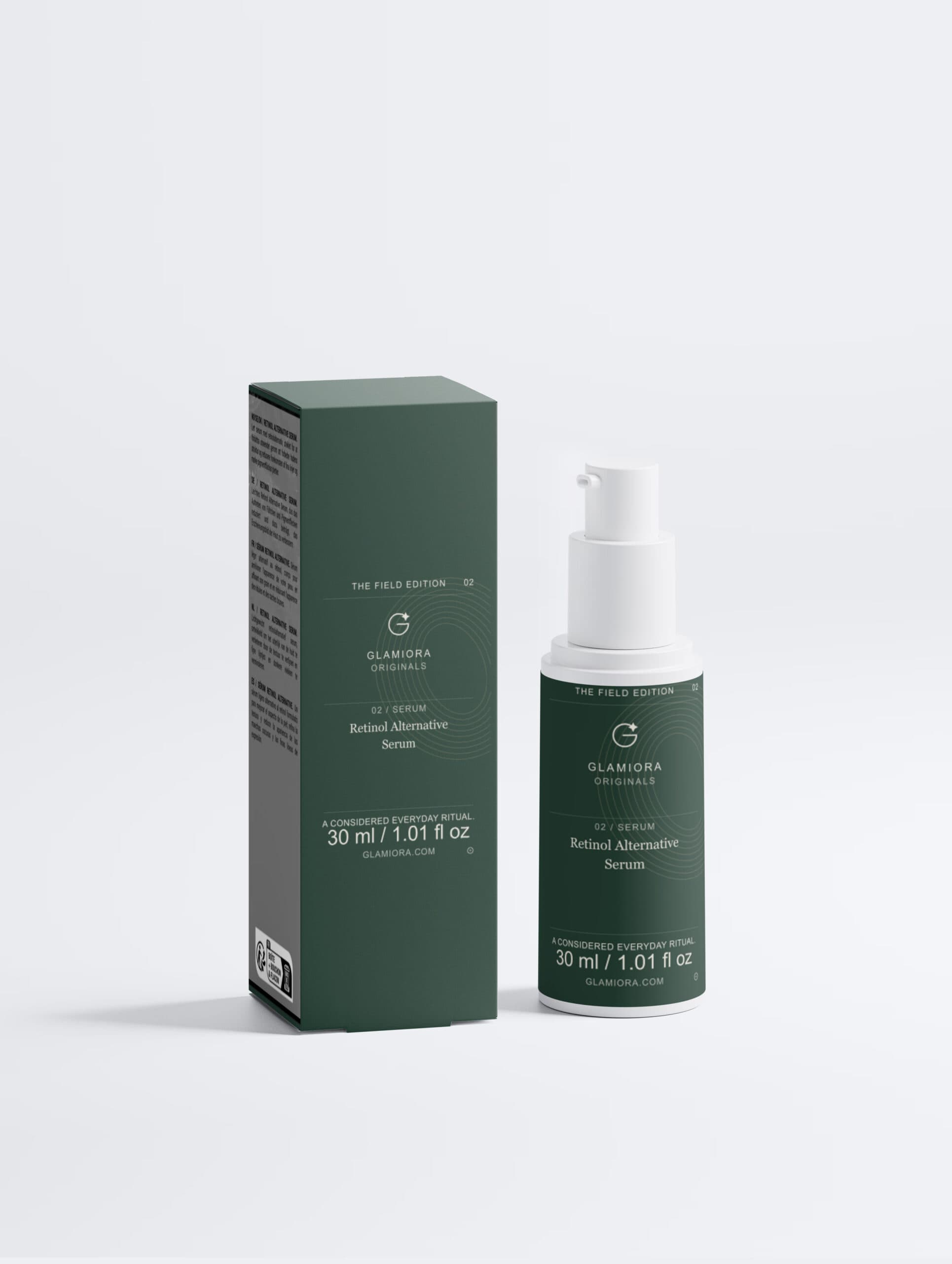 Glamiora Retinol Alternative Serum — current Selfnamed packaging
