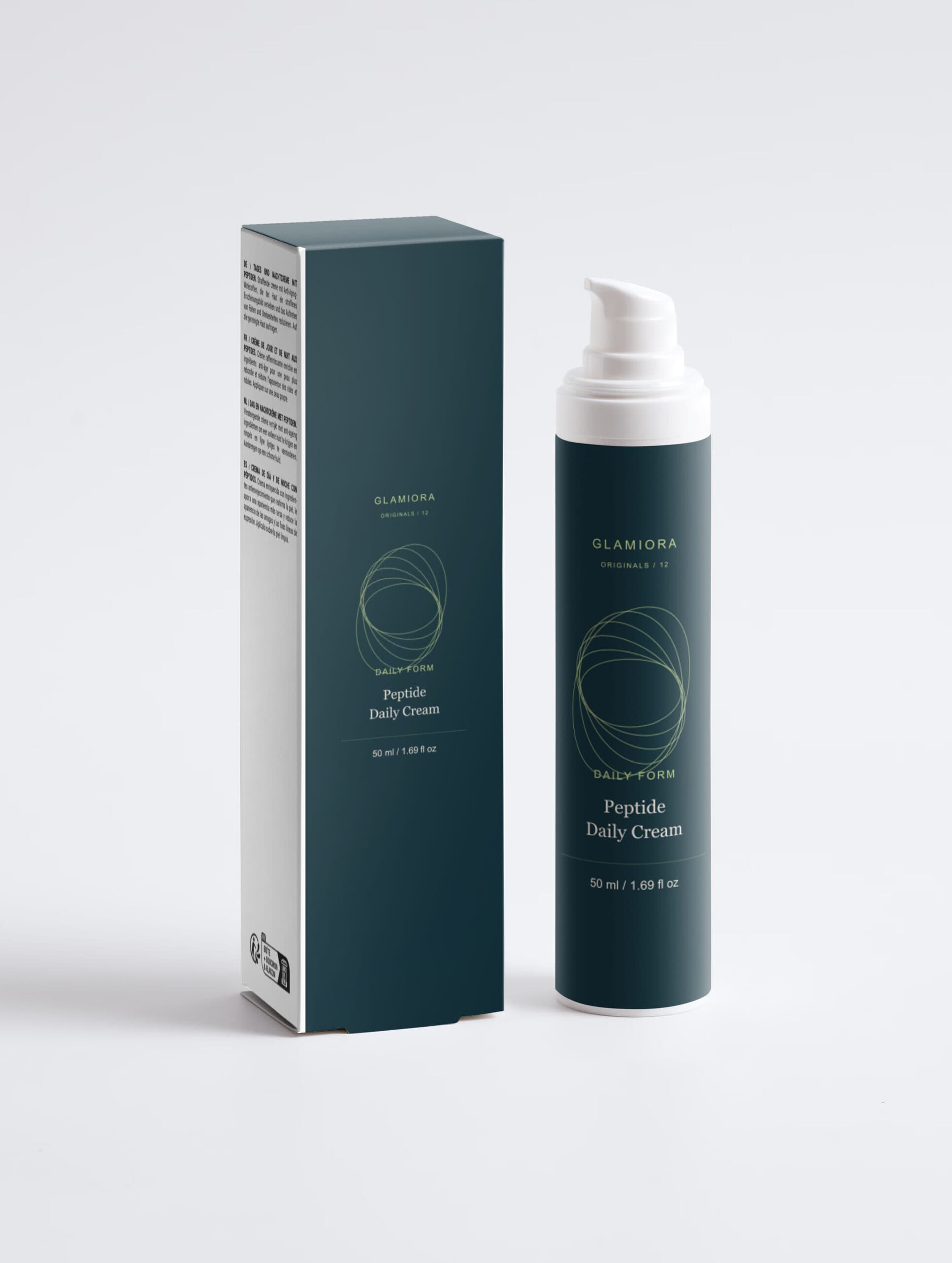 Daily Form — Peptide Daily Cream — current Glamiora packaging