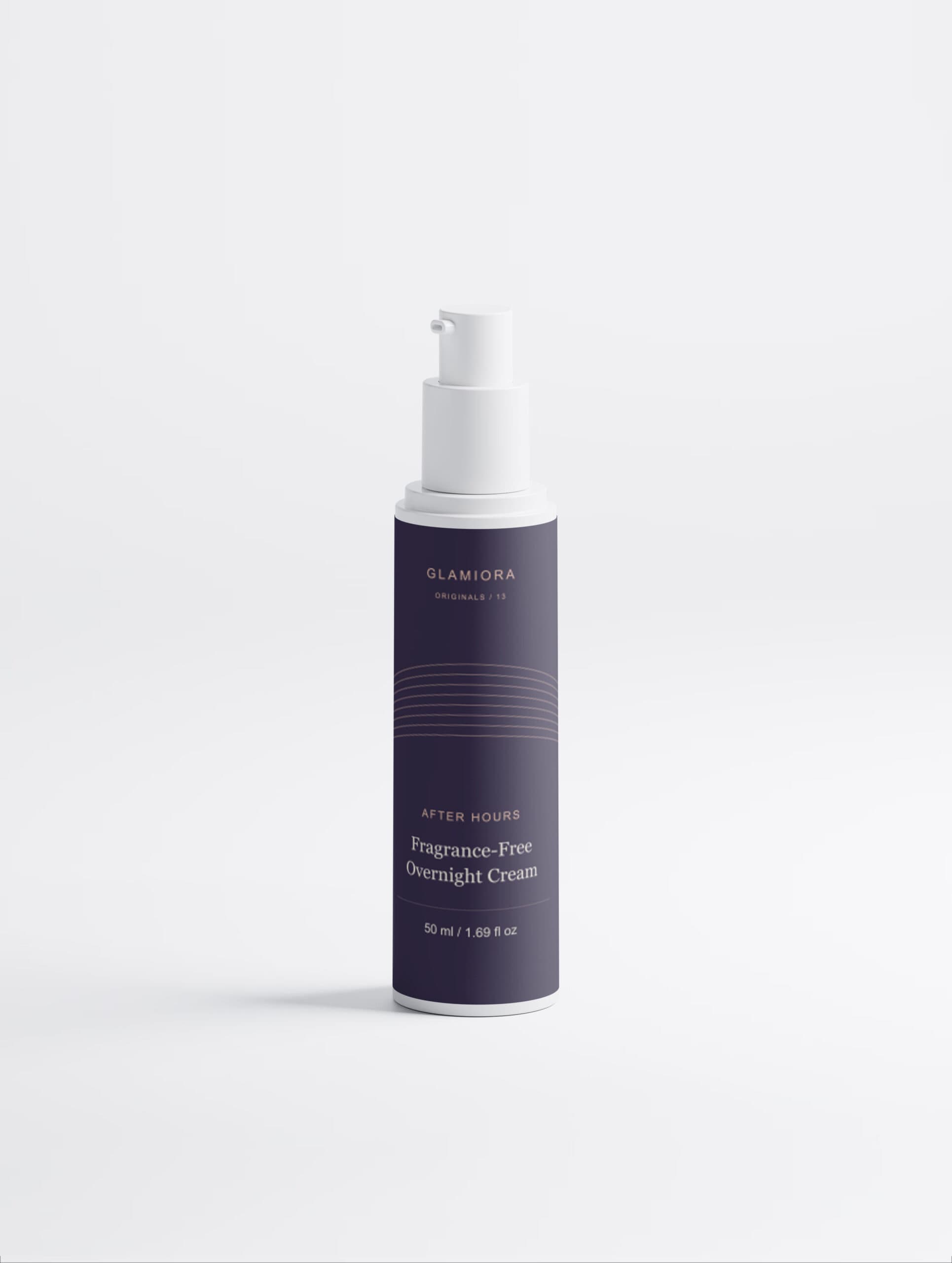 After Hours — Fragrance-Free Overnight Cream — current Glamiora packaging